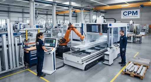 Nhà máy CPM tiếp nhận dây chuyền cắt phay CNC Elumatec thế hệ mới từ CHLB Đức