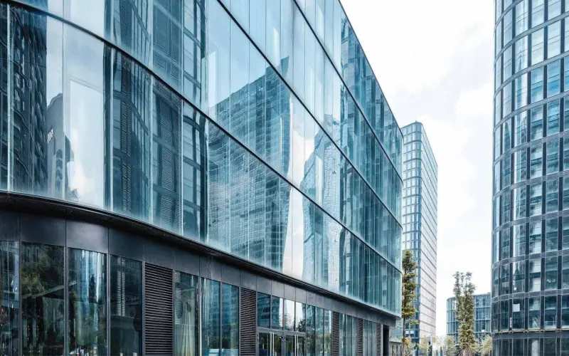 Unitized Aluminium & Glass Façade System