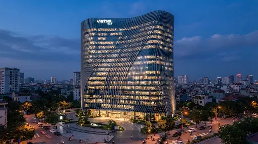 Viettel Complex - 3D curved podium