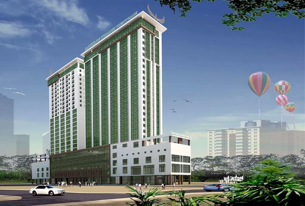 Công trình Khách sạn Mường Thanh Viêng Chăn — CPM thi công nhôm kính