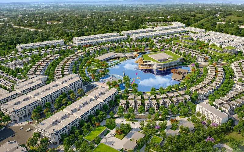 Công trình Khu đô thị Kim Chung – Di Trạch — CPM thi công nhôm kính