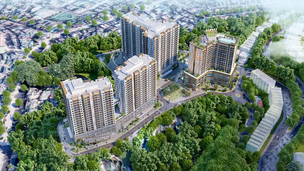 Nhà ở xã hội Đồi Ngân Hàng — góc 3