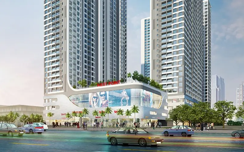 Công trình Vinhomes West Point — CPM thi công nhôm kính